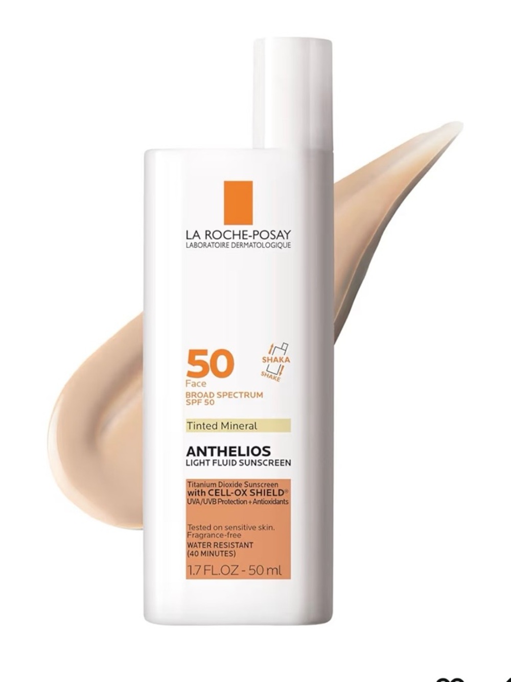 La Roche-Posay Anthelios Sunscreen SPF 40, Ultra-Light Fluid Broad Spectrum NEW